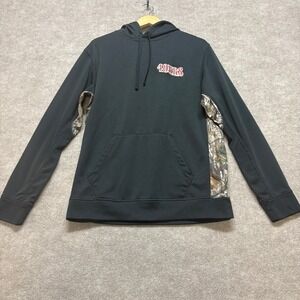 Dunbrooke San Francisco 49ers Realtree Camo Sleeve Hoodie Mens Medium Black